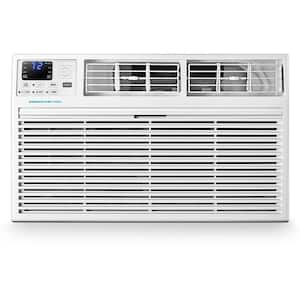 14,000 BTU 230V Through-the-Wall AC with Remote Rooms up to 700 Sq. Ft. Timer LED Display Quiet Operation Auto-Restart