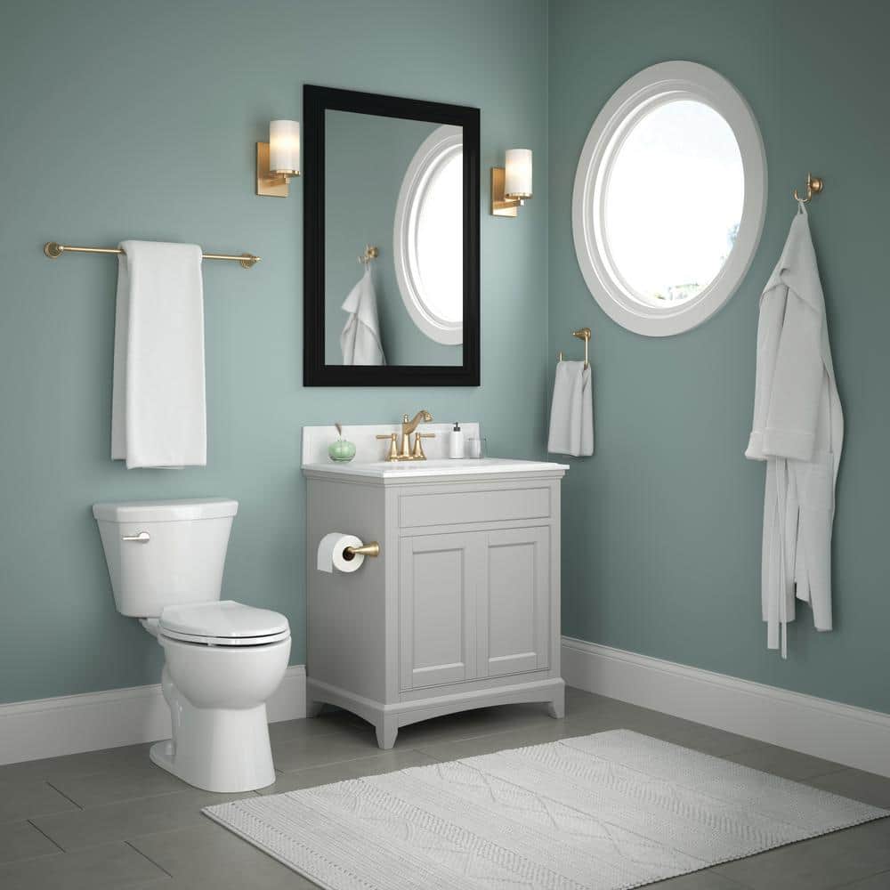 Champagne Bronze Triple Bathroom Towel Hook