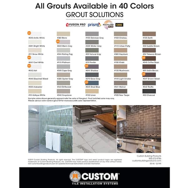 Fusion Pro #541 Walnut 1 gal. Single Component Grout