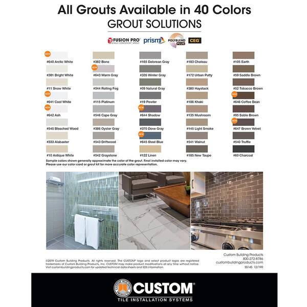 Custom Building S Grout, Outdoor Tile Grout Home Depot