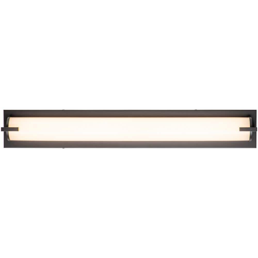 C Cattleya 29.75 in. 1Light 24Watt OilRubbed Bronze LED Bathroom