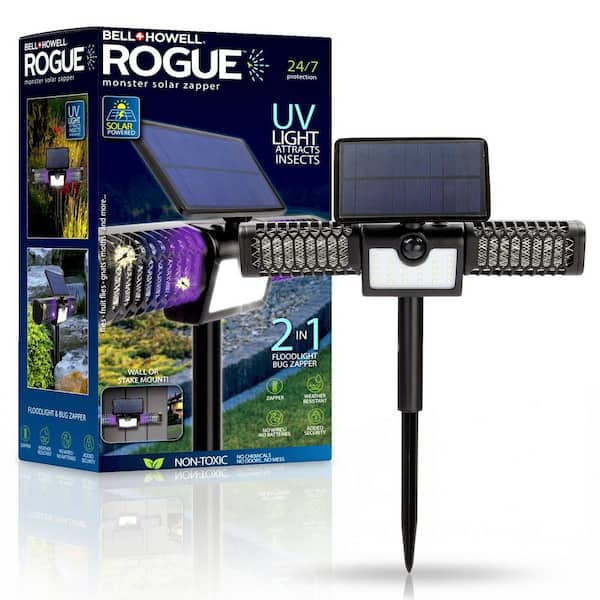 Bell + Howell 1200-Volt Solar Monster Zapper 2-in-1 Electric Flood