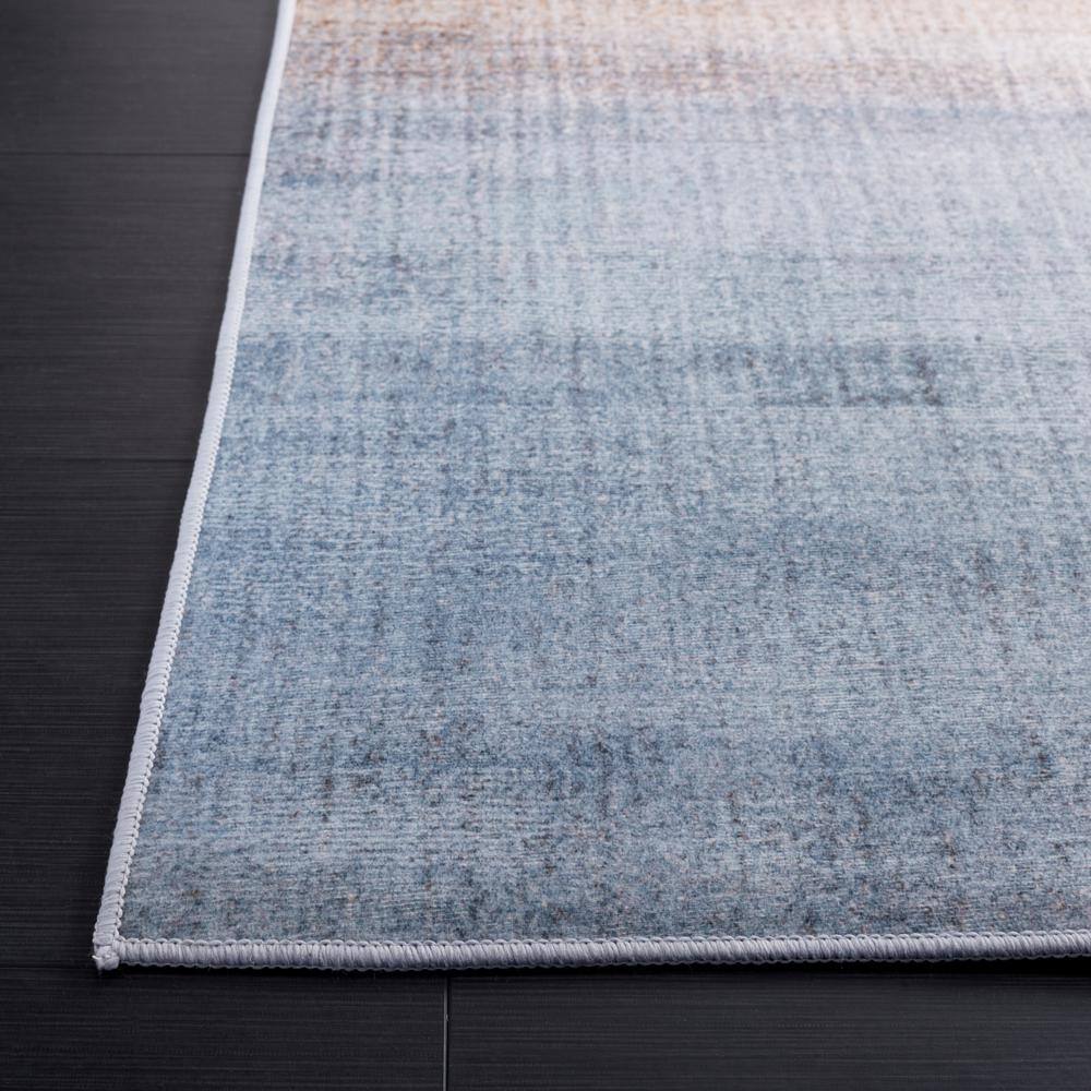 Tacoma TAC816 Power Loomed Machine Washable Accent Rug - Grey/Rust - 3'x5' - Safavieh.