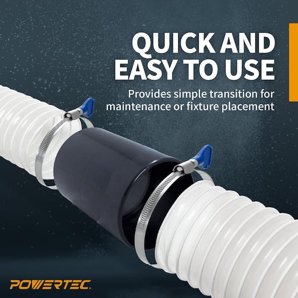 2-1/4 in. I.D. Union Hose and Splice for Dust Collection Systems