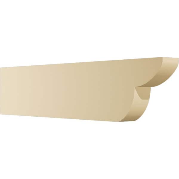 Ekena Millwork Standard Crestline 3 in. W x 8 in. H x 36 in. D Signature Urethane Rafter Tail Outlooker