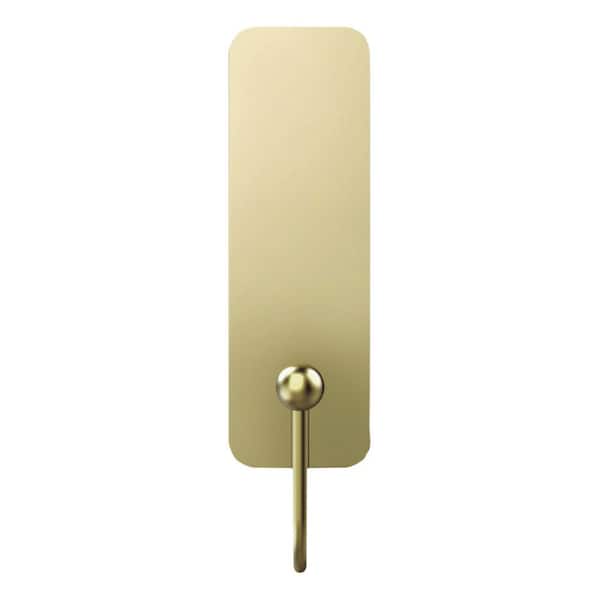 Golden Acrylic Adhesive Hook, No Damage Wall Hanger, For Keys