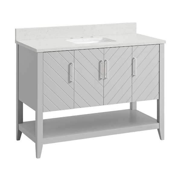 Foundstone™ 48'' Free Standing Single Bathroom Vanity with Acrylic