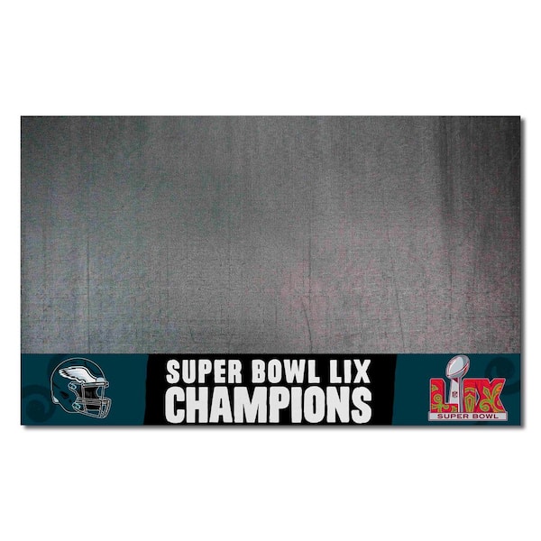 2024-25 Super Bowl LIX Champions - Philadelphia Eagles Grill Mat : Black : 26"x42" : Super Bowl LIX Champions Logo