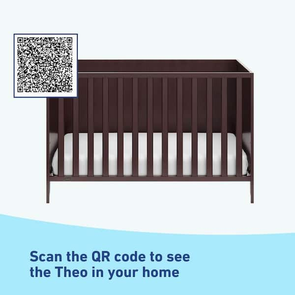 Graco cheap crib espresso