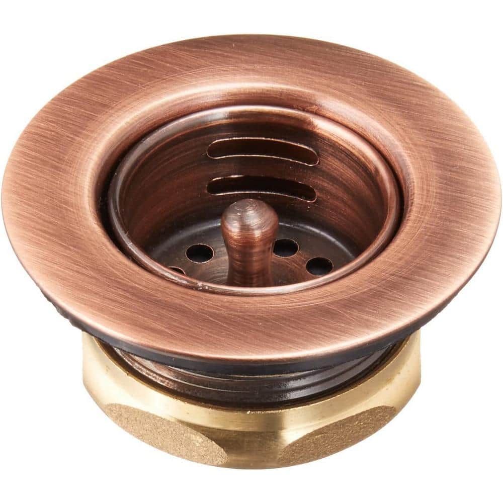 2-1/4 in. Midget Duo Post Style Bar Sink Strainer in Antique Copper price history on PriceWatchPro