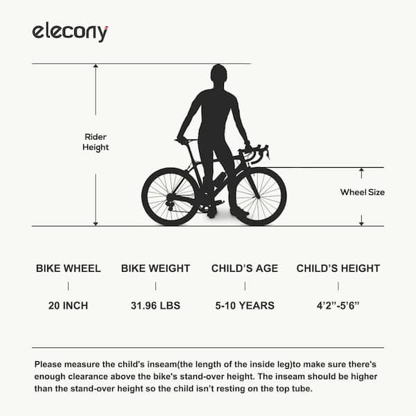 20 inch bike outlet frame fits what height