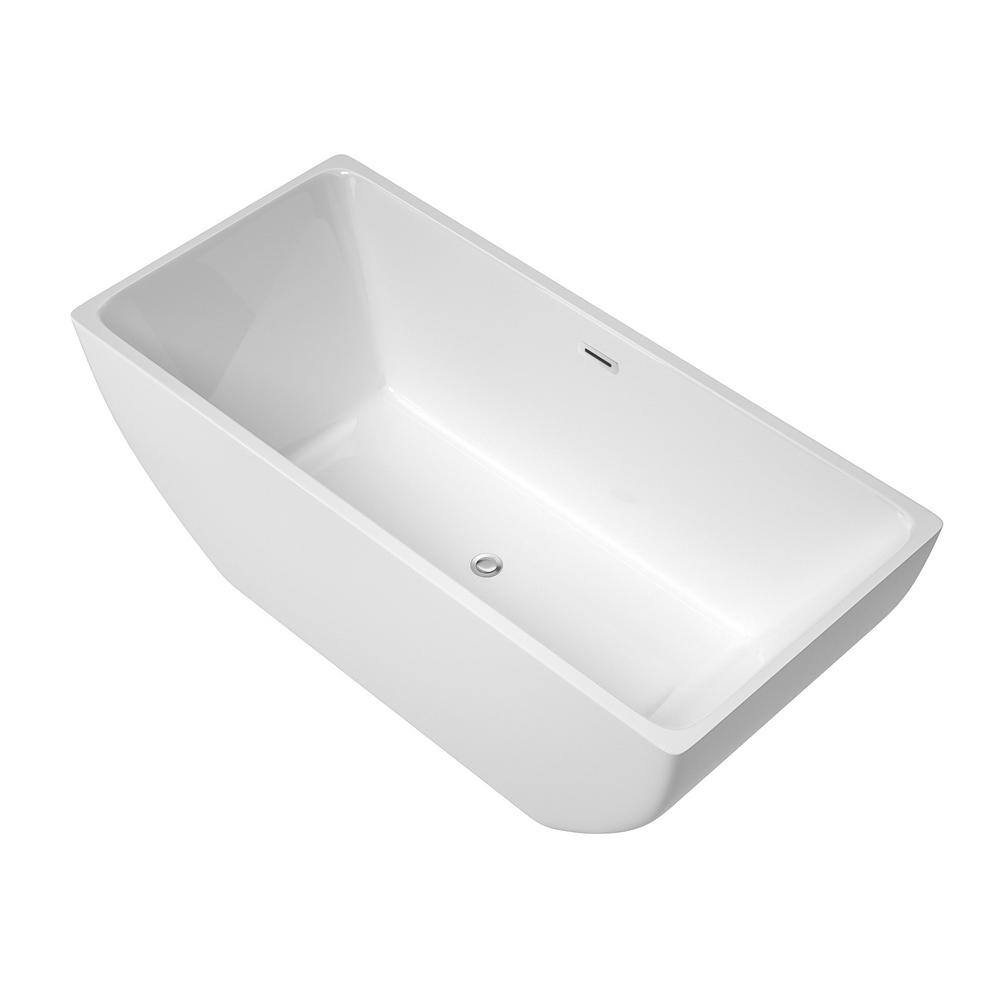 Maincraft Freestanding 67 in. Acrylic Flatbottom Rectangular Center