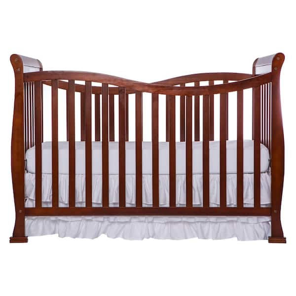 Dream On Me Violet Espresso 7 in 1 Convertible LifeStyle Crib 655 E The Home Depot