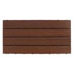 UltraShield Naturale 1 ft. x 2 ft. Quick Deck Outdoor Composite Deck Tile in Brazilian Ipe (20 sq. ft. per Box)