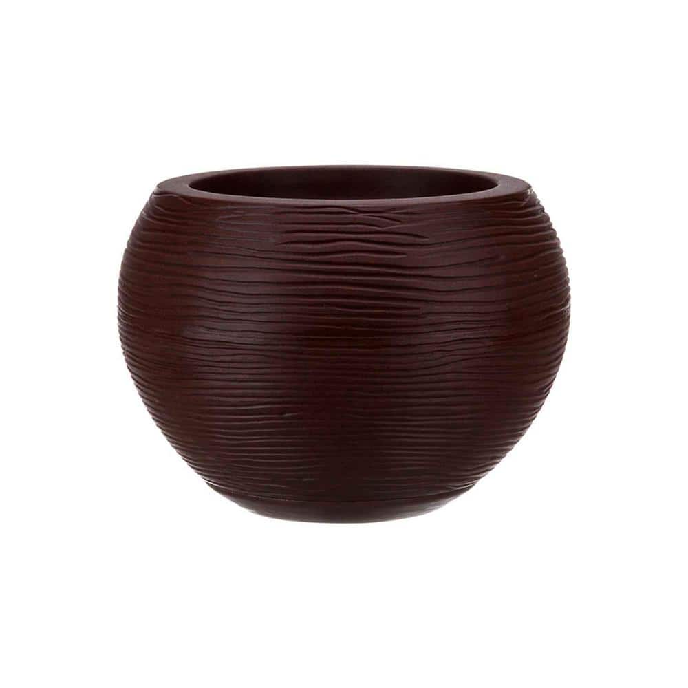 Florence Brown Stone Effect Resin Planter Bowl