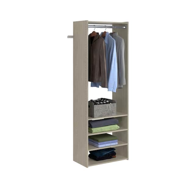 Closet Evolution GR27 Select 25 in. W Rustic Grey Wood Closet Tower - 2