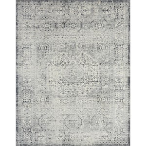Tuscany Oriental Gray 8 ft. x 10 ft. Indoor Area Rug