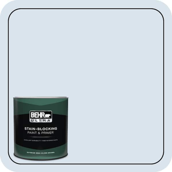 BEHR ULTRA 1 qt. #590A-1 Icelandic Semi-Gloss Enamel Exterior Paint & Primer