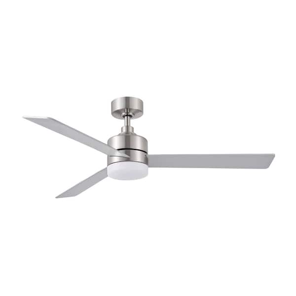 Hampton Bay Madison II 52 in. Indoor Brushed Nickel Downrod Mount