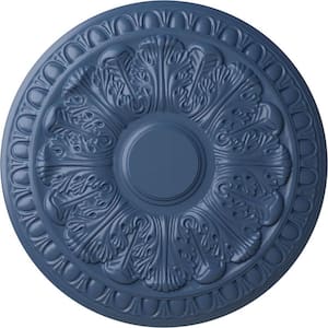 15-3/4" x 1-1/2" Colton Urethane Ceiling Medallion (Fits Canopies upto 4-3/4"), Hand-Painted Americana
