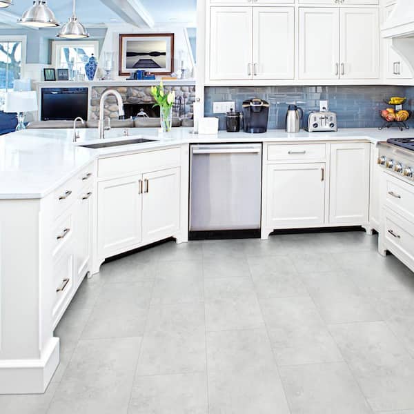 Mountains Gray 0.75 in. T x 2.33 in. W x 94 in. L Luxury Vinyl Overlapping Stair Nose Molding