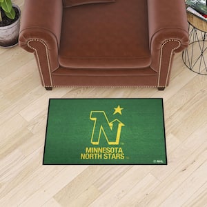 NHL Retro Minnesota North Stars Green 2 ft. x 3 ft. Starter Mat Area Rug