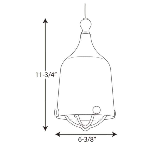 Matte Black and Gold Mini Pendant Light with Glass Bowl
