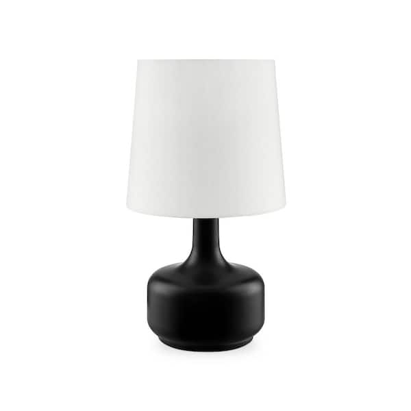 Powder Black Mid Century Modern Touch, Modern Touch Table Lamps
