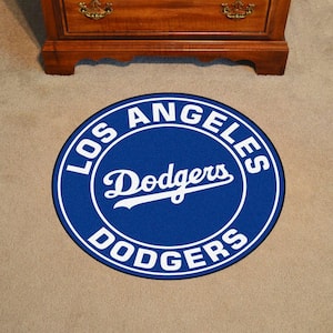 Los Angeles Dodgers Blue 2 ft. x 2 ft. Round Area Rug