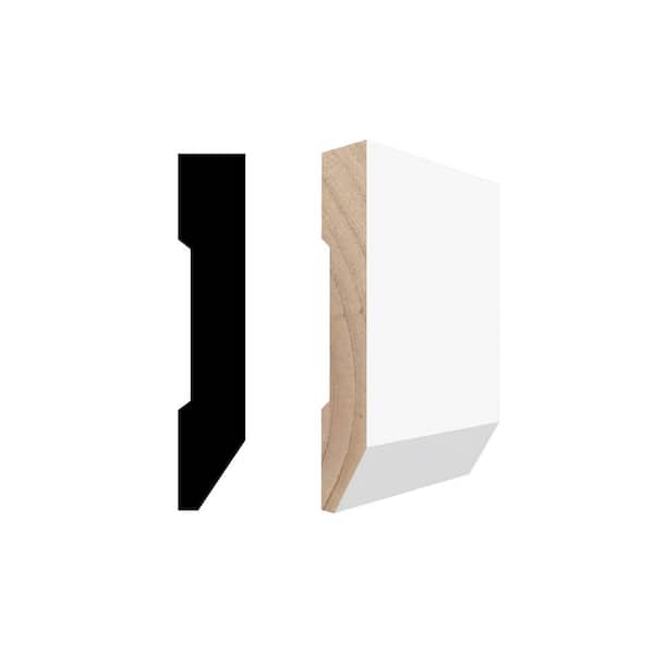 RMC SCP3 11/16 in. D x 3 1/4 in. W x 102in. L Primed Finger-Joined Pine Casing 10-pcs 82.5 Ft Total