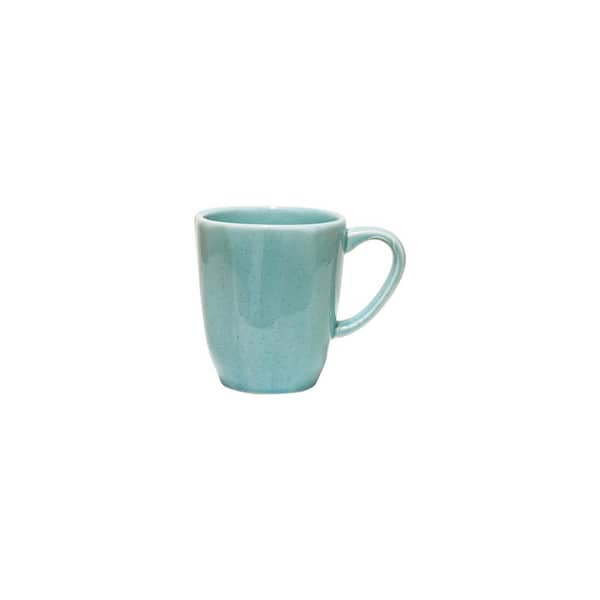 Manhattan Comfort RYO 14.20 oz. Light Blue Porcelain Mugs (Set of 12)