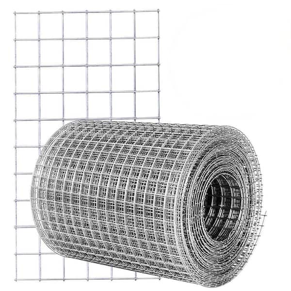 4 in. x 10 ft. Galvanized Wire Mesh Roll for Chicken Pen/Coop Fences, Screen Mesh, Rabbit Snake Fences