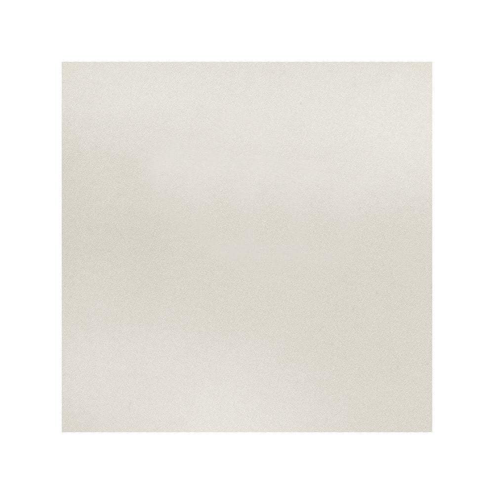 Ivory Polyester Room Darkening Rod Pocket Curtain Panel Set