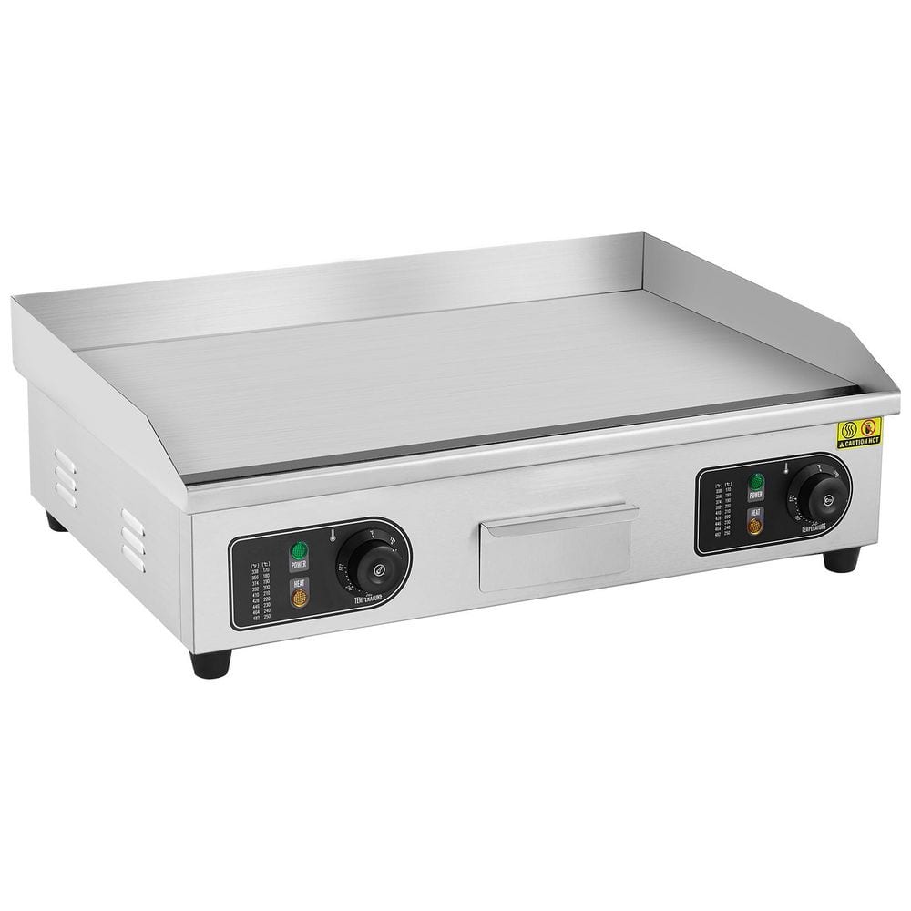 Commercial Electric Griddle 2800 W Half-Flat Top Grill 28.74 x 15.75 x 0.39 in. Area 524.61 sq. in. Silver 2025 Upgrade price history on PriceWatchPro