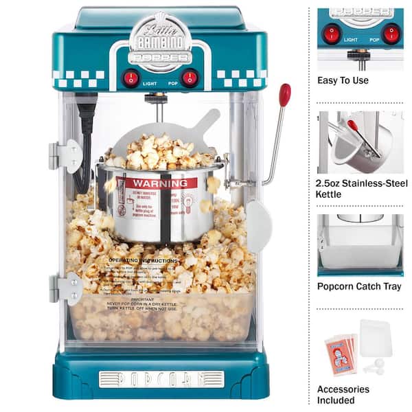 GREAT NORTHERN Little Bambino 2.5 oz. Kettle Blue Countertop