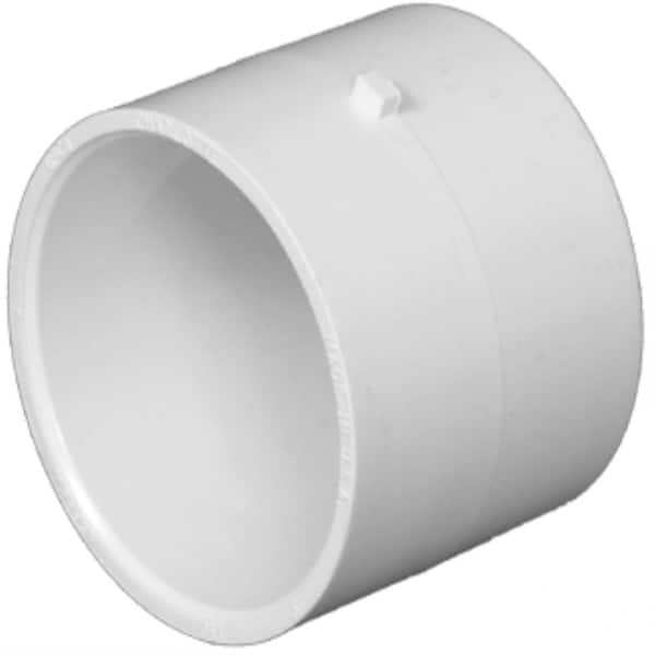 Charlotte Pipe 1-1/2 in. PVC DWV Hub x Hub Repair Coupling