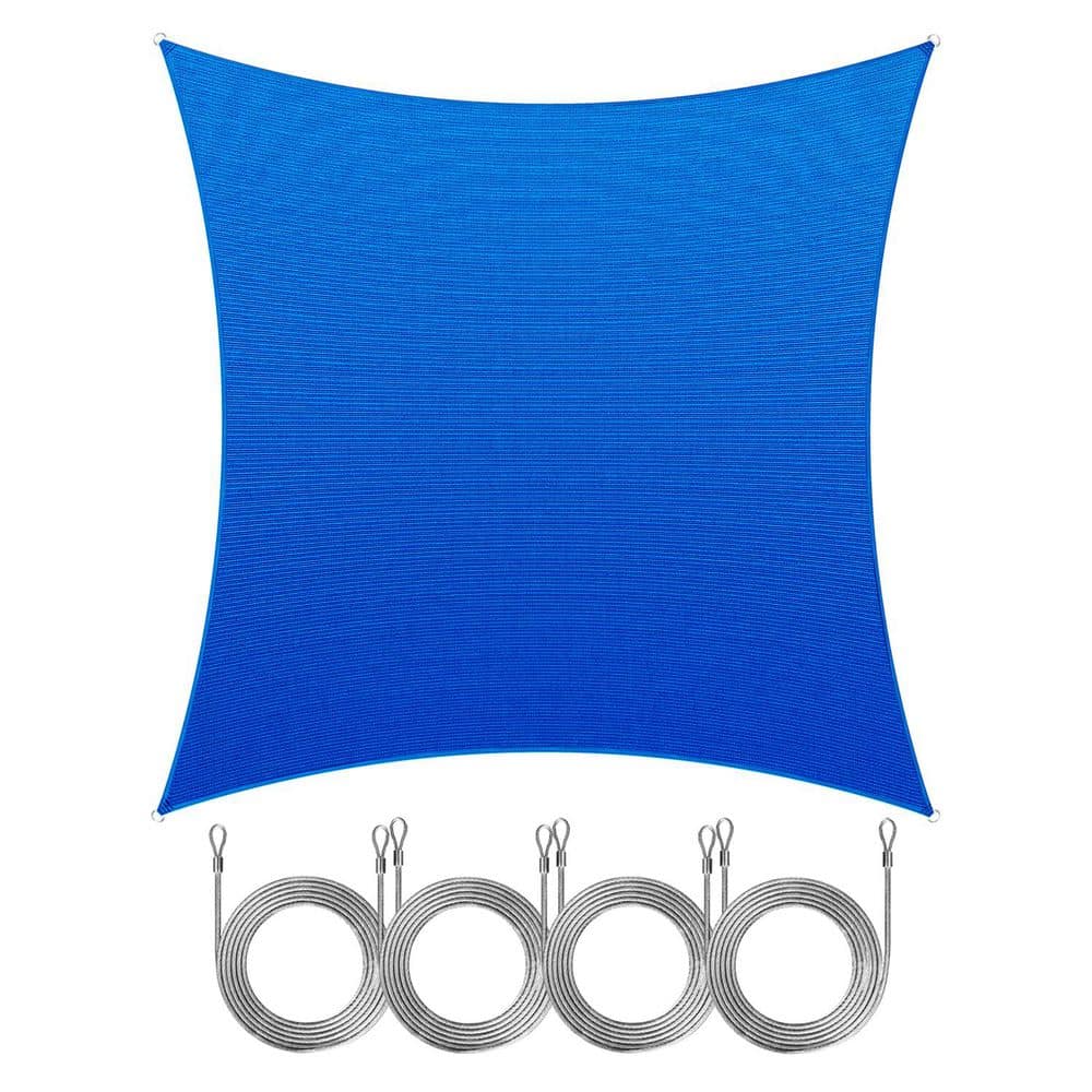 16 ft. x 16 ft. Square Sun Shade Sail with Rope-Blue price history on PriceWatchPro