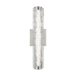 Cutler 15-Watt Satin Nickel Integrated LED Sconce