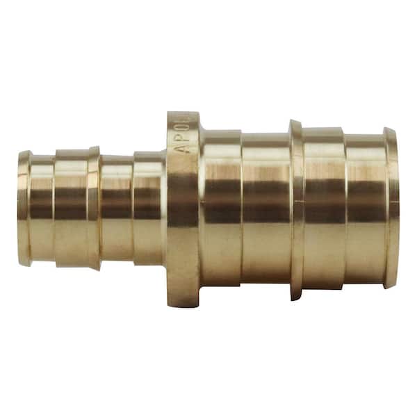 Apollo 1/2 in. x 3/4 in. Brass PEX-A Reducing Barb Coupling