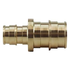 1/2 in. x 3/4 in. Brass PEX-A Reducing Barb Coupling