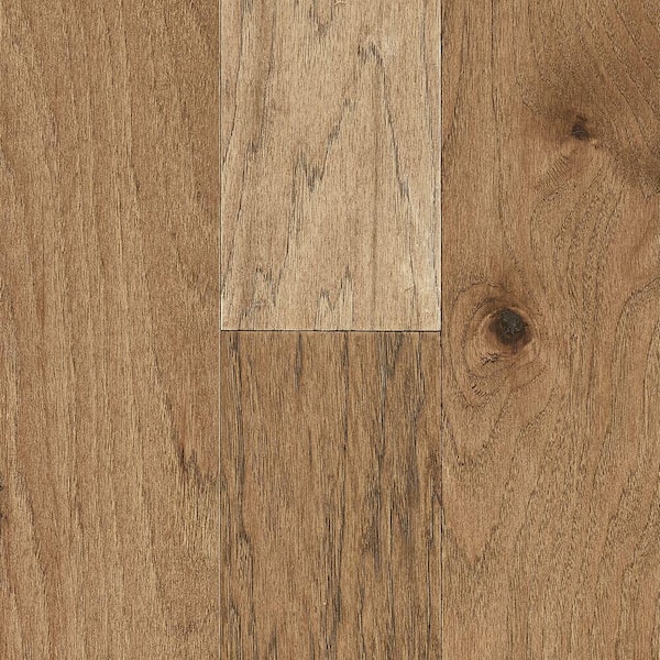Bruce Take Home Sample Time Honored 5 In W X 7 In L Hickory Saddle Engineered Click Hardwood