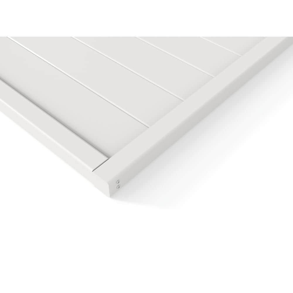 White Vinyl Winter Cover for Liberty Lattice AC Screen