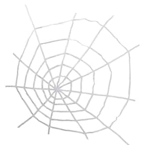 80 in. White Spider Web Halloween Decoration