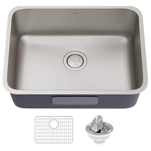 Dex 25 Undermount 16 Gauge Stainless Steel Single Bowl Kitchen Sink