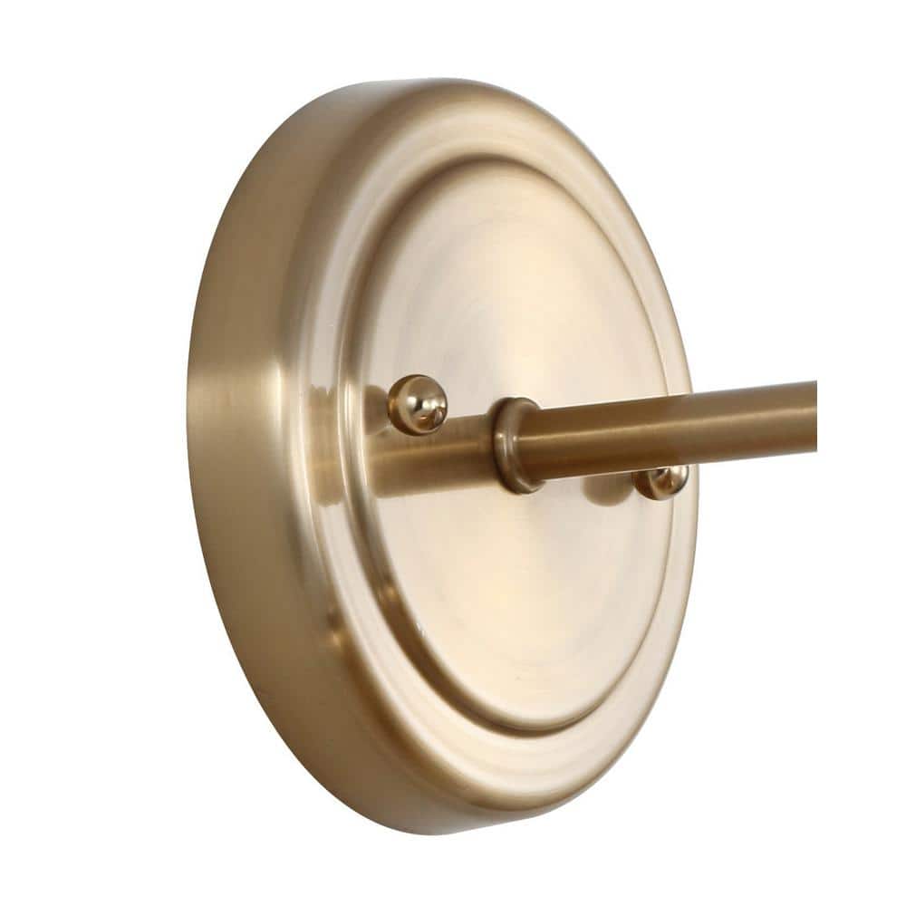 Elegant July 17.5" Brushed Brass Gold LED Vanity Light