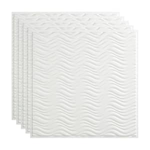 Current 2 ft. x 2 ft. Gloss White Lay-In Vinyl Ceiling Tile (20 sq. ft.)