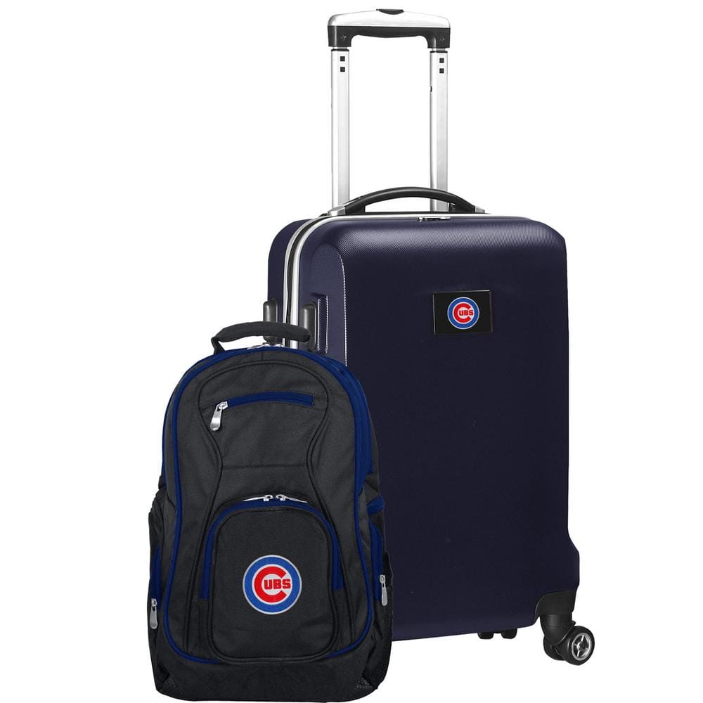 Chicago Cubs Deluxe 2-Piece Backpack and Carry on Set