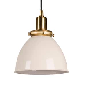 Madison Pendant in Pearled White