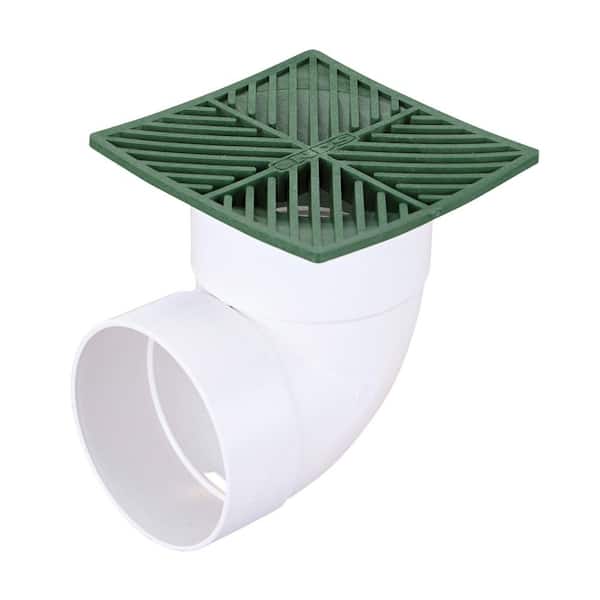Nds 6 In Plastic Square Drainage Grate, Drain Tile Home Depot