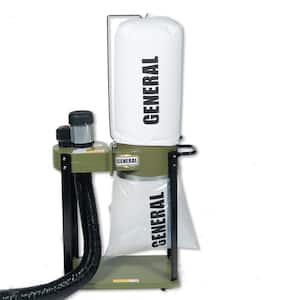 SMART Heavy-Duty 1 HP Dust Collector with Dual Action Switch and Extra Fine Filter Bag